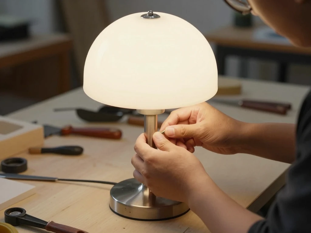 Artisan crafting premium table lamp