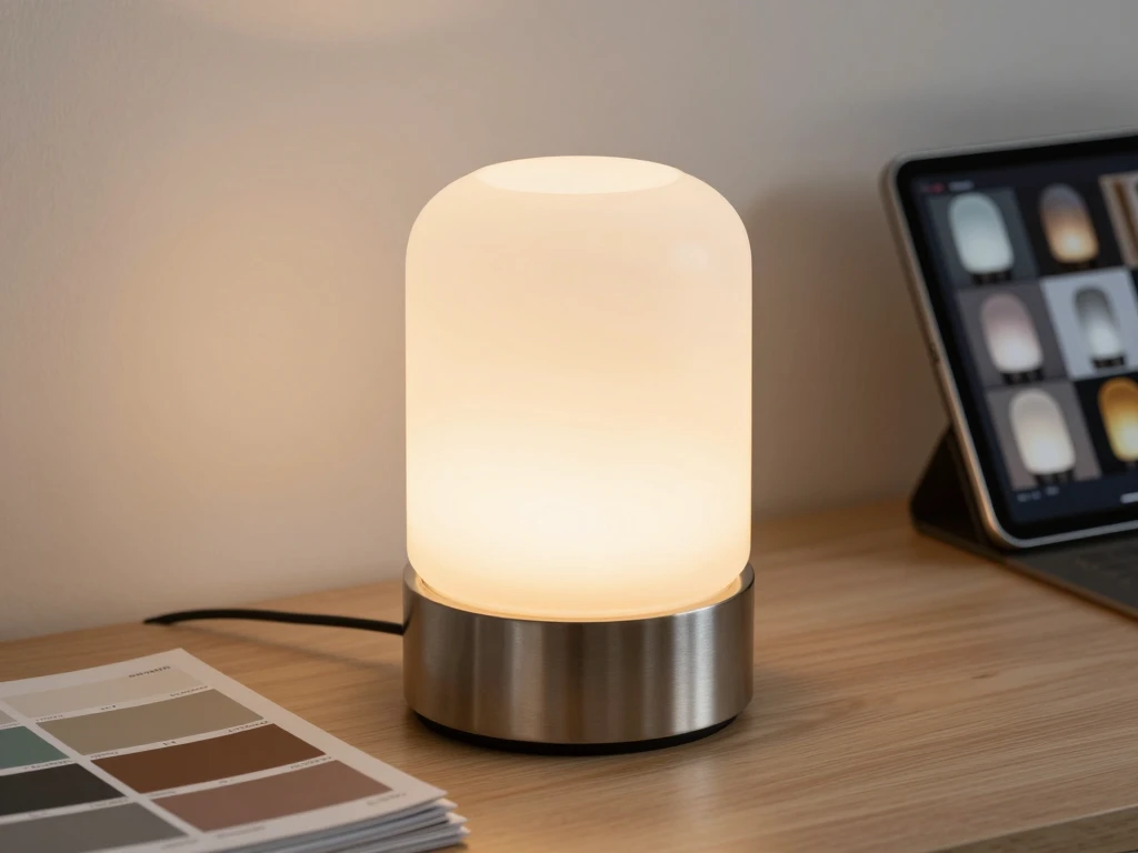 Interior design consultation for table lamp selection