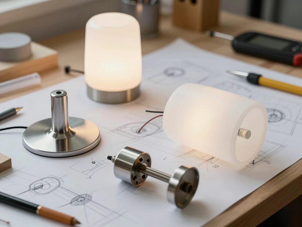 Prototype development process for new table lamps